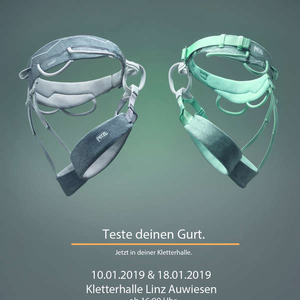 Bild zum Eintrag: Petzl, Teste deinen Gurt.