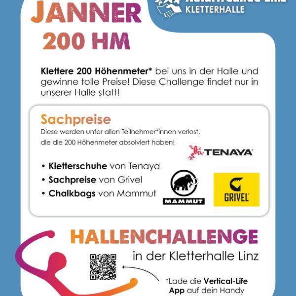 Bild zum Eintrag: Vertical Life - HALLENCHALLENGE